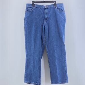 Lee Relaxed Straight Leg Jeans Size 18 Short